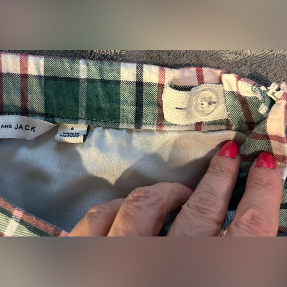 Janie and Jack Plaid Ruffle Skirt - Picture 8 of 10